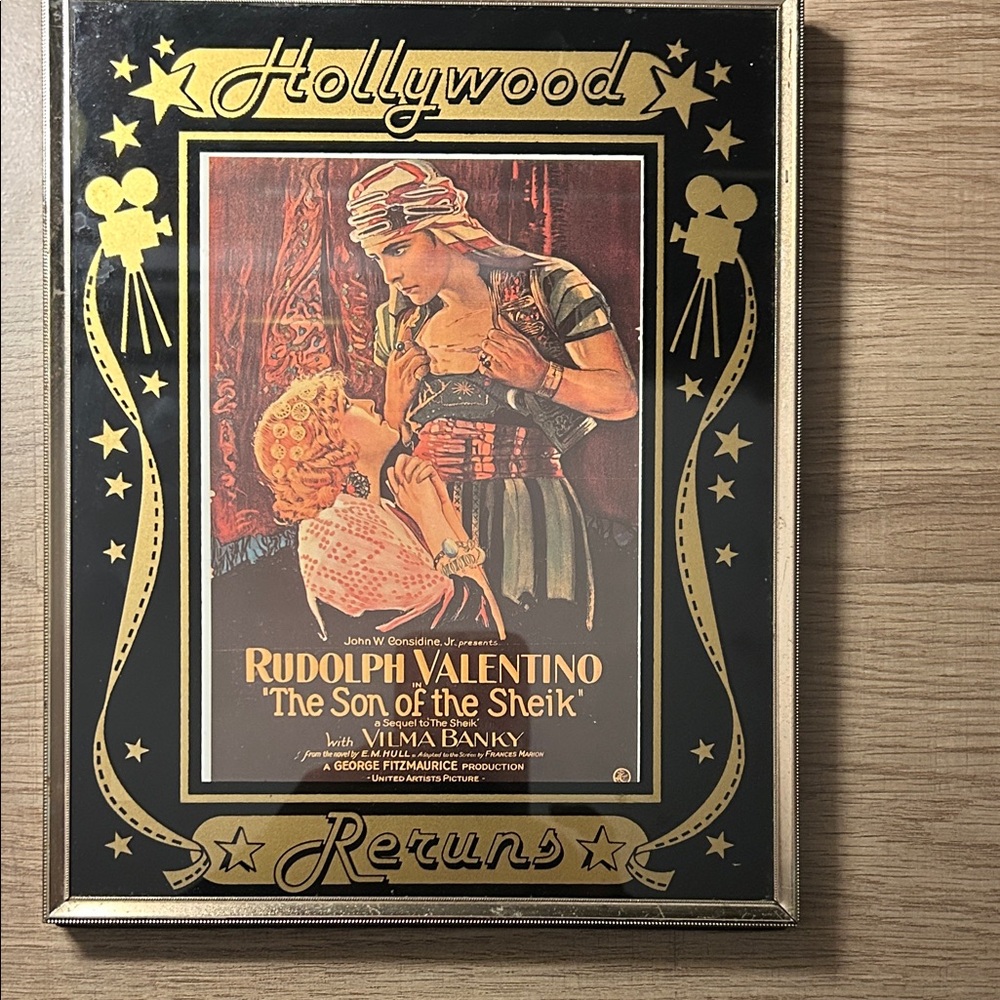 Hollywood Reruns Framed Poster